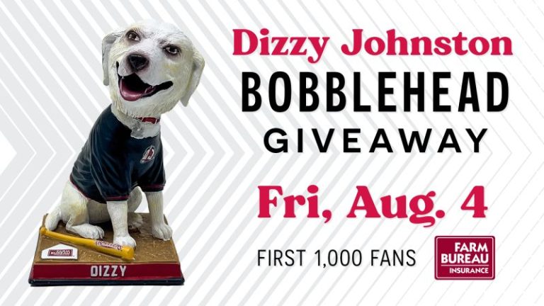 August 4, 2023 Arkansas Mad Mallards – Dizzy Bobblehead