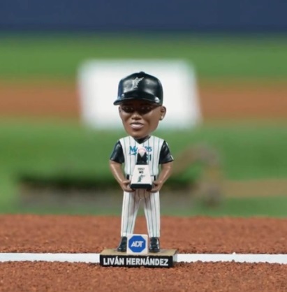 August 27, 2023 Miami Marlins - Livan Hernandez Bobblehead - Stadium
