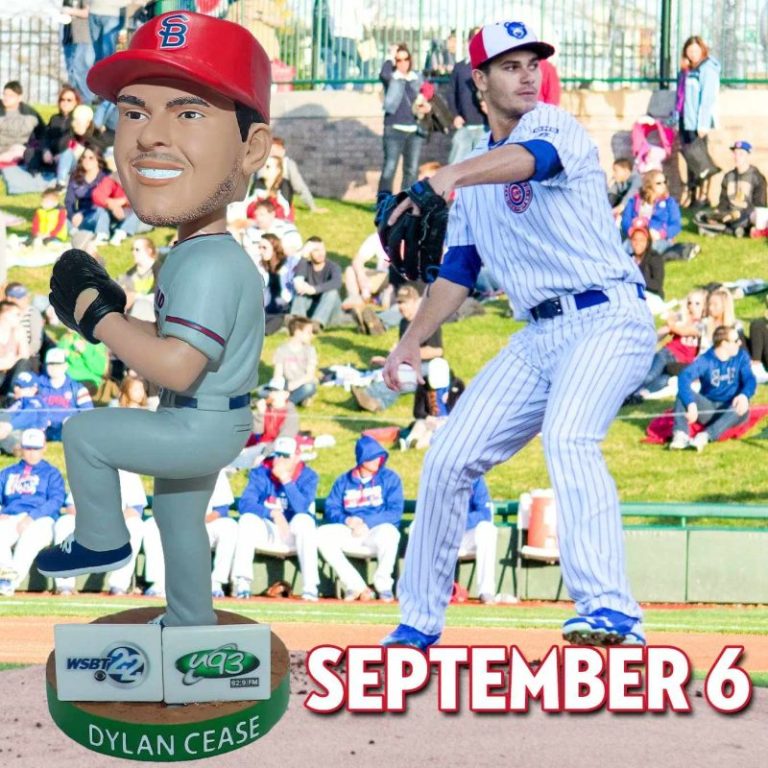 September 6, 2023 South Bend Cubs – Dylan Cease Bobblehead