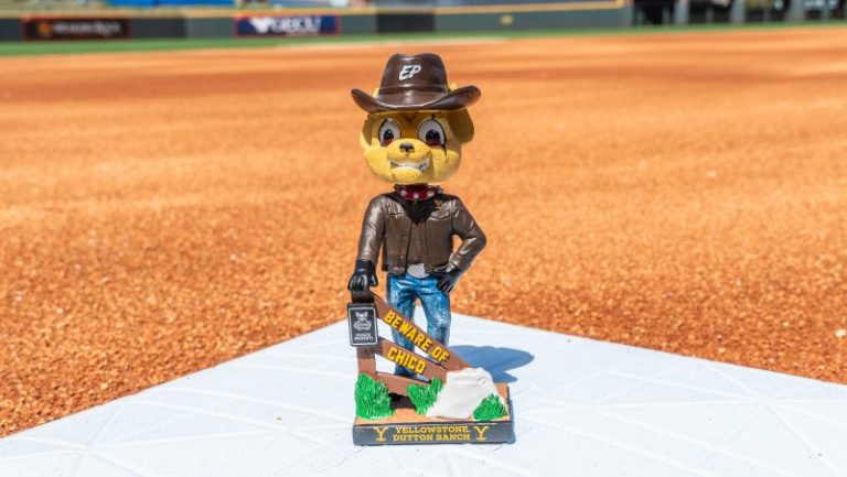 El Paso Chihuahuas - Chico Yellowstone Bobblehead