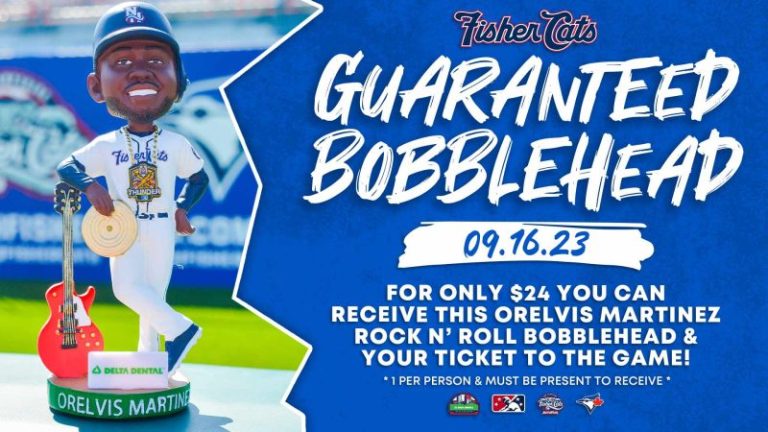 New Hampshire Fisher Cats - Orelvis Martinez Bobblehead