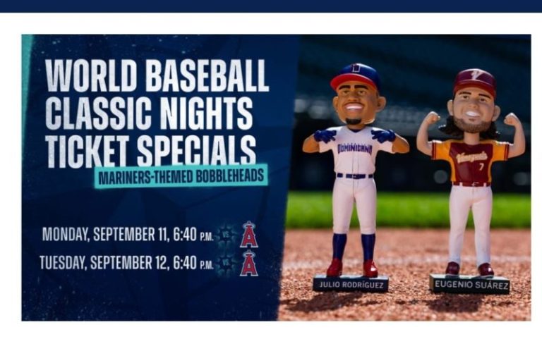 Seattle Mariners - Julio Rodríguez Dominican Republic Bobblehead