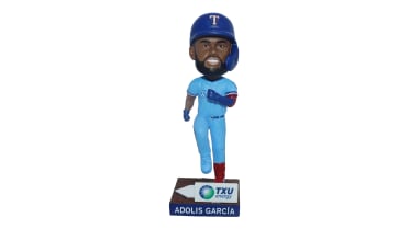 Adolis Garcia 2023 World Series - Custom Lino Cut Sports Card - Monthly