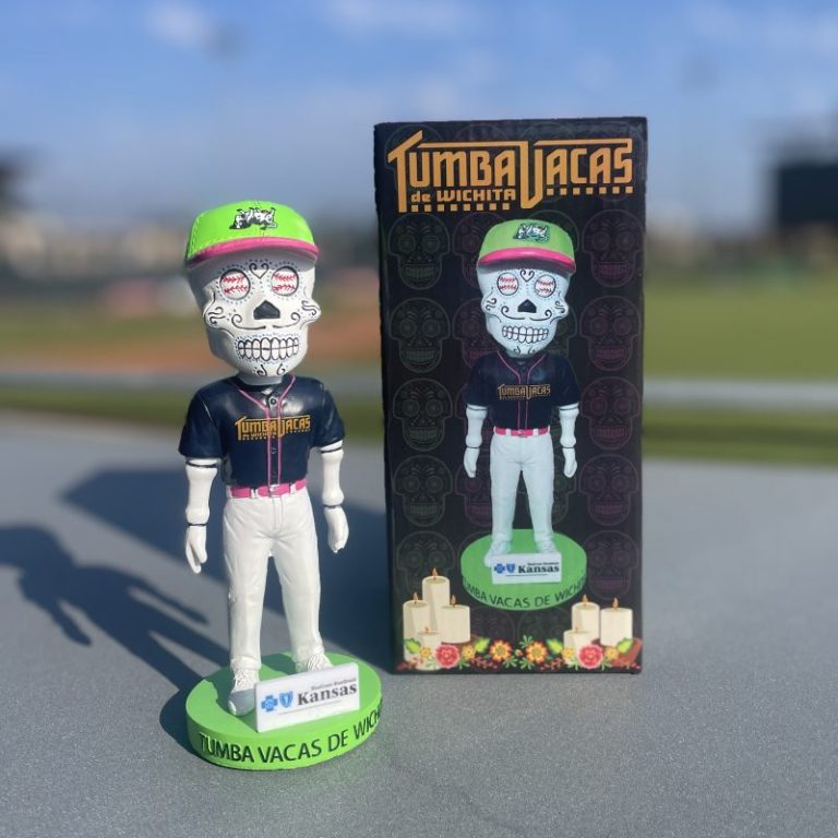 Wichita Wind Surge - Sugar Skull Bobblehead