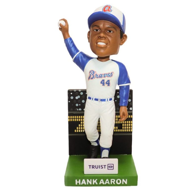 April 8, 2024 Atlanta Braves – Hank Aaron 74′ Home Run Record Bobblehead