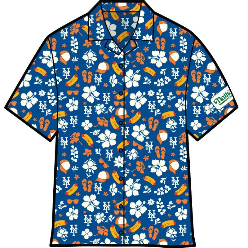 June 15, 2024 New York Mets - Hawaiian Shirt - Stadium Giveaway