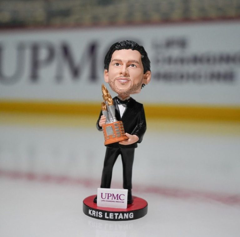 February 22, 2024 Pittsburgh Penguins – Kris Letang Bobblehead