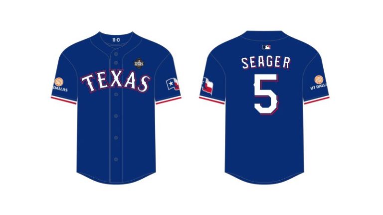 May 17, 2024 Texas Rangers – Corey Seager Replica Postseason Jersey