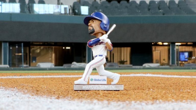 April 30, 2024 Texas Rangers – Marcus Semien Silver Slugger Bobblehead