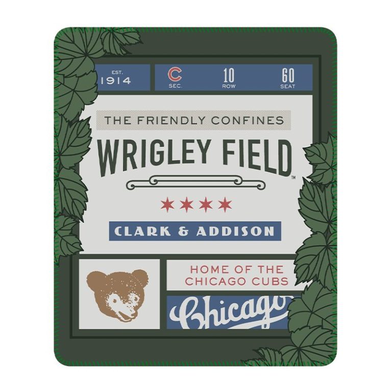 April 20, 2024 Chicago Cubs – Wrigley Field Fleece Blanket