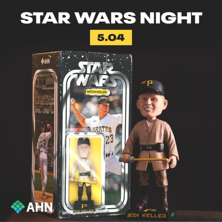 May 4, 2024 Pittsburgh Pirates Mitch Keller Star Wars Bobblehead