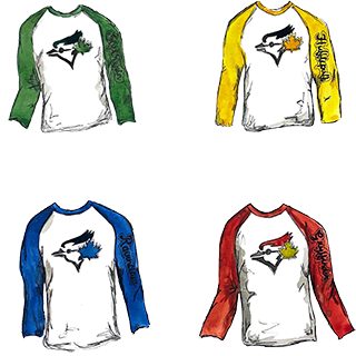 Toronto Blue Jays - Harry Potter House Raglan Shirt