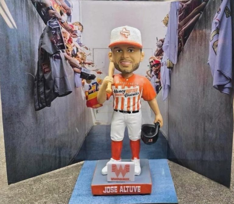 April 6, 2024 Corpus Christi Hooks – Jose Altuve Honey Butter Chicken Biscuit Bobblehead