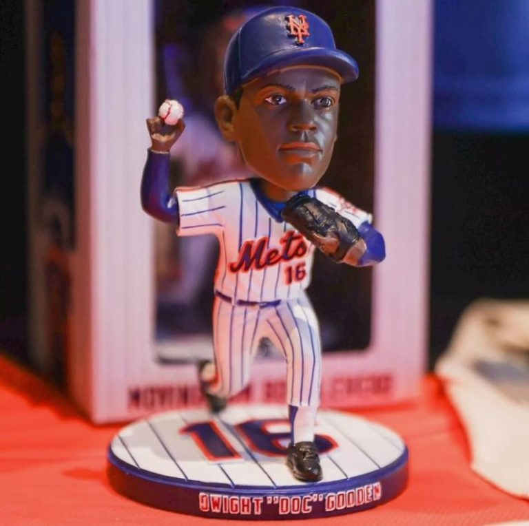 April 13, 2024 New York Mets – Dwight Gooden Moving Arm Bobblehead
