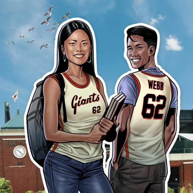 April 21, 2024 San Francisco Giants – Logan Webb Basketball Jersey