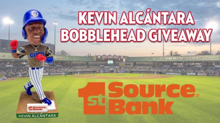 April 24, 2024 South Bend Cubs – Kevin Alcántara Bobblehead