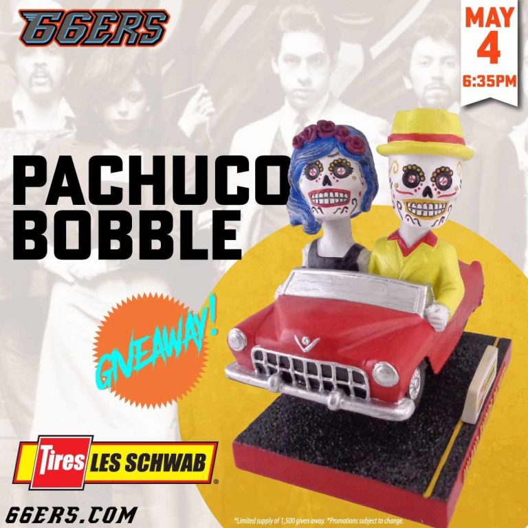 May 4, 2024 Inland Empire 66ers – Pachuco Bobblehead