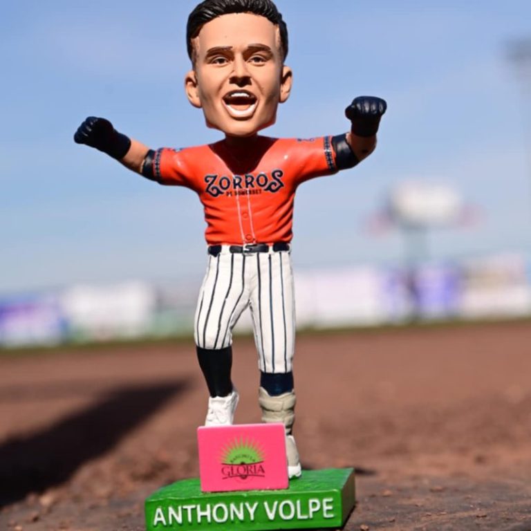 June 23, 2024 Somerset Patriots – Anthony Volpe Zorros Bobblehead