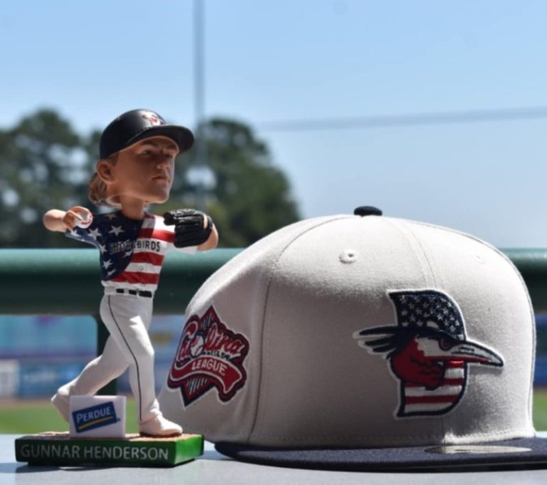 July 5, 2024 Delmarva Shorebirds – Gunnar Henderson Patriotic Bobblehead