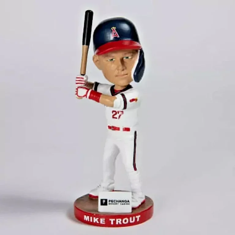 July 27, 2024 Los Angeles Angels – Mike Trout Throwback Bobblehead